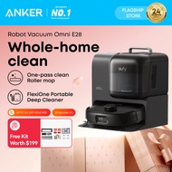 Eufy by Anker E25/E28 Robot Vacuum Cleaner, Real Hands-Free Cordless Vacumn