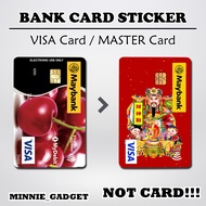 [ Fortune God ] For BANK Card Sticker Cover / MASTER / VISA / CREDIT/ DEBIT CARD