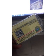 ID card holder hard mica ID card holder/