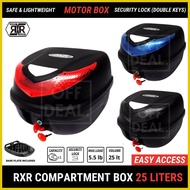 ▦ ㍿ ¤ OFFDEAL Rxr Motor Box Matte Compartment Box 25L