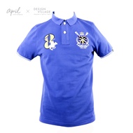 BEVERLY HILLS POLO CLUB MEN POLO TEE - BLUE