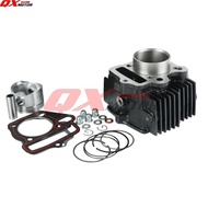 125cc Motorcycle 52.4mm Bore Steel Cylinder Piston Gasket kit For Lifan 1P52FMI Horizontal Engines D