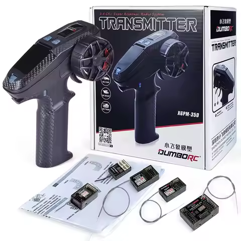 DUMBORC X6PM-350 RC Transmitter and Receiver Kit BL3F/P6FG/P6FP/P4FMG 2.4GHZ RC Controller 6CH Gyro 