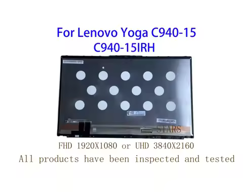 15.6 Inch For Lenovo Yoga C940-15 C940-15IRH 81TE Laptop LCD Display Touch Screen Assembly FHD 1920X