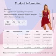 Women Lyrical Dance Dress Figure Ice Skating Costume Gymnastic
