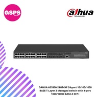 DAHUA AS5500-24GT4XF 24-port 10/100/1000 BASE-T Layer 3 Managed switch with 4-port 1000/10000 BASE-X