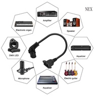 NEX 90 Degree IEC 320 C13 Female to C14 Male C13 to C14 Panel Mount Power Cable