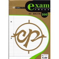 CP Exam Sheet A4Size 80GSM 100's