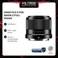 Viltrox 40mm F2.5 Full Frame Lens For Nikon Z-mount