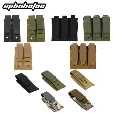 Ophidian 9mm Magazine Pouch Single Double Triple Magazine Pouch Outdoor Molle Open Magazine Pouch Ac