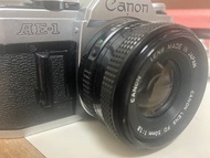 canon AE-1 菲林相機連鏡頭