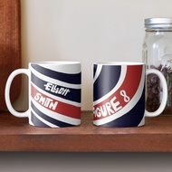 Elliott Smith Figure 8 Motif Mug