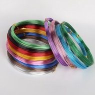 2.5mm/2mm/1.5mm/1mm 5m/roll Aluminum Wire Craft DIY Jewelry Making Colored Aluminum Wire