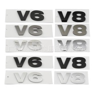 Suitable for Land Rover V8 V6 Car Logo 6/8 Cylinder SC Engine Logo Range Rover God Shop 2 Discovery 
