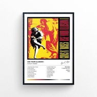 Guns N' Roses - Use Your Illusion I Poster Print - UnFramed | Polaroid Style | Music Album Cover Artwork