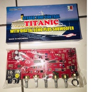 MERAH Tone CONTROL STEREO TITANIC PCB Red.Digital ECHO PLUS SUBWOFFER