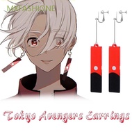 MXFASHIONE Men Dangle Earrings Acrylic Drop Earrings Tokyo Revengers Earring Women Anime Pendant Earrings Izana Kurokawa Unisex Cartoon Character accessories Cosplay Jewelry Ear Clip