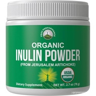Organic Inulin Powder Natural Prebiotic Fiber for Gut Health. USDA Organic Raw Plant Based Vegan Pre