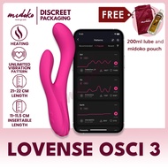 Midoko Lovense - Osci 3 App-Controlled Heating Rabbit Vibrator