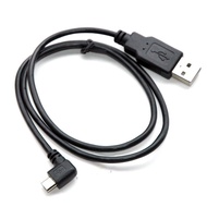 Fujiei micro B Left Bend Charging Transmission Cable 60CM/USB A Male-micro USB 0.6M