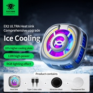 PLEXTONE HeatSink EX2 Ultra Mobile Phone Cooler Gaming Radiator RGB Cooling Fan Hurricane turbofan C