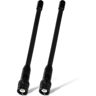 Eightwood BNC Handheld Scanner Antenna 2-Pack Dual Band 144/430MHz VHF UHF Flexible Ham Amateur Radi