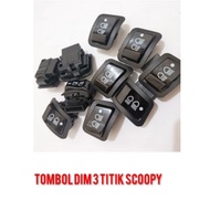 TOMBOL Scoopy 3-point dim button switch