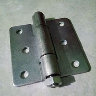 Three-Hole Iron Door Hinge | Plate thickness: 2mm | Hole Diameter: 8mm | 85 80 mm