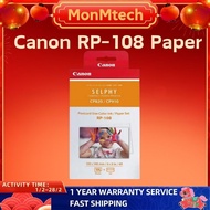 [Ready Stock] Canon RP-108 Selphy RP-108IN CP Ink & Paper Set Color Ink Original