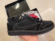 Nike Travis Scott x Jordan AJ 1 Low Black 倒鉤