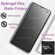 Motorola Moto E7 Plus/ E7/ E6/ E6 Plus/ E6i/ E6s Hydrogel Screen Protector Matte Privacy