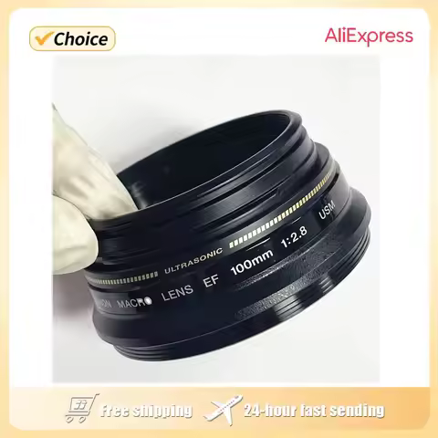 NEW EF MACRO 100 2.8 Front Filter Ring CY1-2926 58mm UV Hood Fixed Barrel Tube Sleeve For Canon 100m
