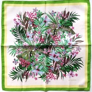 Jim Thompson Vintage Handkerchief Floral Orchid 16 x 16 inches