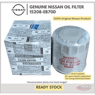 Genuine Nissan Oil Filter 15208-EB70D Original Navara