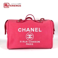 香奈兒 TQ4U**** CC 可可標誌 Deauville 波士頓包單肩包