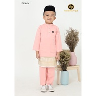 Habibi Boutique | Baju Melayu Kids | Peach
