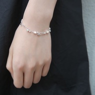 Star bracelet women's Korean version s925 sterling silver Japanese and Korean simple sweet little fr