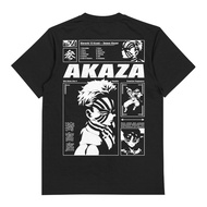Swift T-shirt Anime Demon Slayer Kimetsu no Yaibai Kaos Akaza Hierarchy 12 kizuki - Demon Slayer DS 