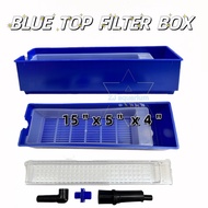 💥ready stock💥 Blue box top filter aquarium for tank 2ft-2.5ft-3ft