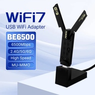 Fenvi Wi-Fi 7 USB WiFi Adapter BE6500 USB 3.0 WiFi 7 Network Receiver WiFi Dongle PC Laptop Driver F