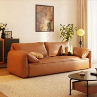 Italian Minimalist Small Fabric Sofa 2+3 Seater  Modern Compact Couch for Living Room, Apartment & R