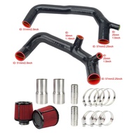 Cold Air Intake Hose Kit 2.5" For BMW N54 E92 E90 E91 E93 E60 E82 E89 135i 335i 535i Z4 with Air Fil