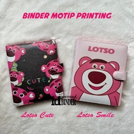 LOTSO Motif Printing Binder, A5/20 holes & B5/26 holes