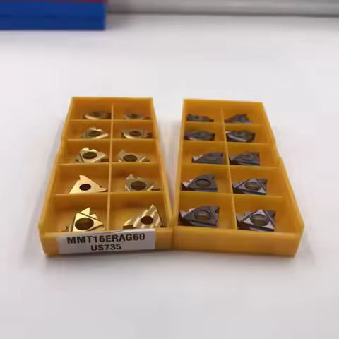 MMT 16ER/IR//AG60/ VP15TF US735 Carbide Insert 16ER UE6020 10pcs Tooth Cutter External Thread Insert