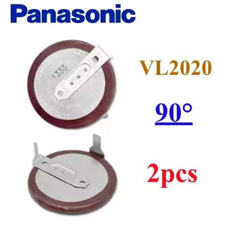 1-10PCS VL2020 100% Panasonic 2020 90 degrees rechargeable battery battery