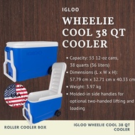 IGLOO Wheelie Cool 38 Qt Cooler