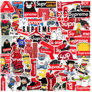 sup supreme sticker สติกเกอร์กันน้ำรูปแบบที่แตกต่างกัน 50 ชิ้น dragon ball one piece naruto