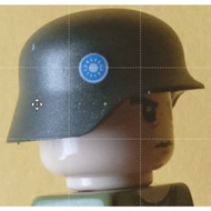 WW 2 Chinese Army helmet (Plastic toy and less than 1.3 cm) c