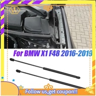 【W】1Pair Front Hood Lift Struts 51237329410 for BMW X1 F48 2016-2019 Engine Cover Bonnet Support Shock Gas Cylinder Set Accessories