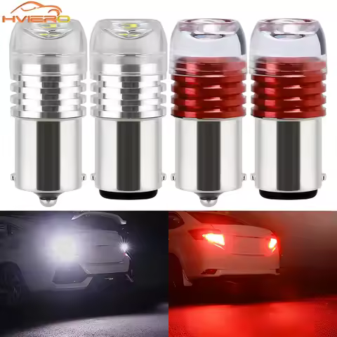4PCS 1156 1157 T20 Flash Brake Turn Signal Tail Flashing Light Car Strobe Lamp Parking Reverse LED W